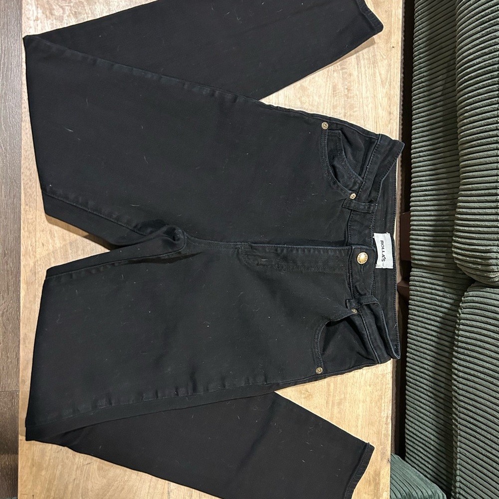 ROLLA'S | Eastcoast Ankle Jeans | High Rise | Black